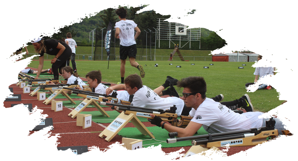 biathlon experience initiation albertville albe'games evenement organisateur sportif